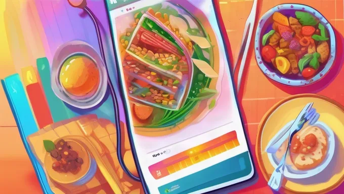 open journal or notebook beside smartphone showing weekly meal plan with checkmarks and nutritional summary statistics highlighted in different colors