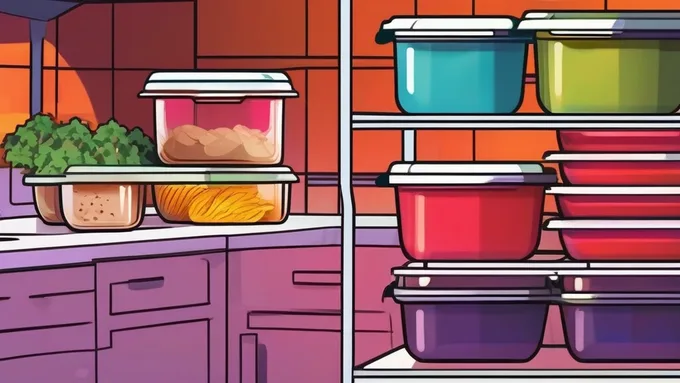 college student meal prepping healthy containers in a small dorm kitchen