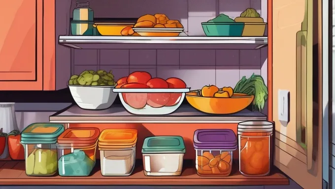 college student meal prepping in a small dorm kitchen with multiple containers of prepared healthy meals