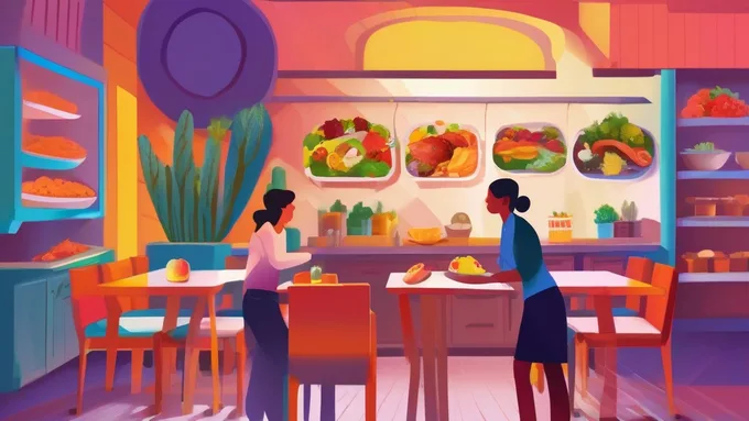 professional dietitian consultation with patient reviewing personalized meal plan charts and food models