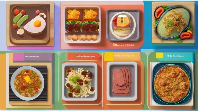 A side-by-side comparison showing a dining hall tray photo and the AI-generated nutritional analysis with macronutrient breakdown displayed on a smartphone